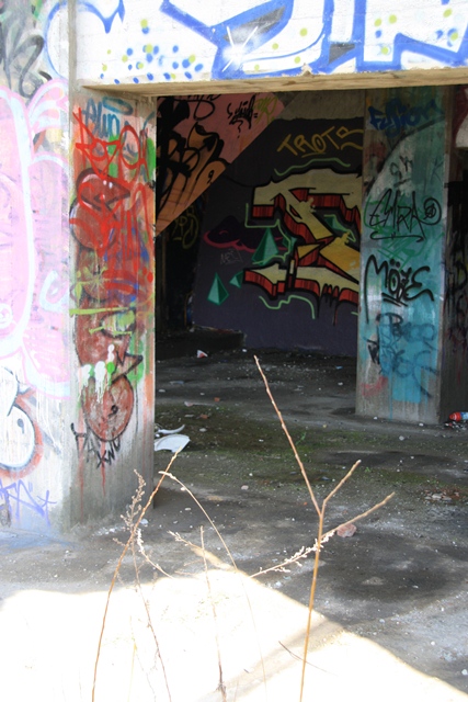 Graffitis auf Alsen 02.04.2011