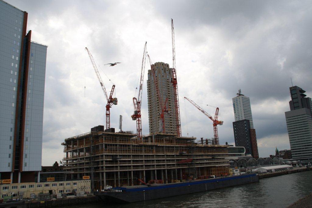 Grobaustelle im Hafen von Rotterdam 27.07.2011