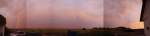 Improvisiertes Regenbogen-Panorama bei Ringkbing