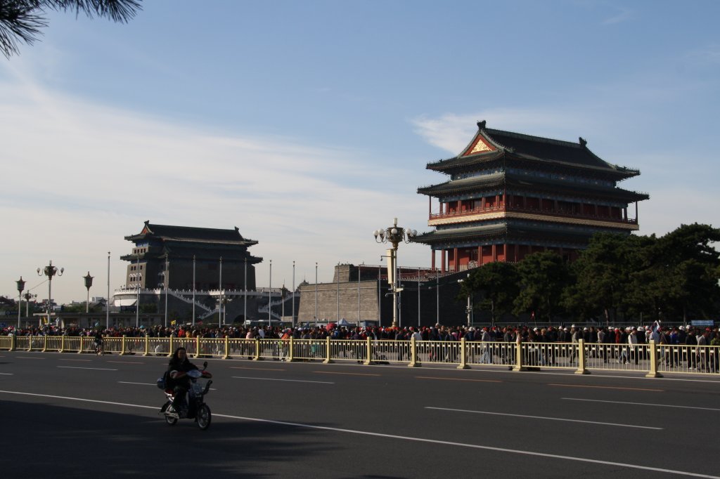 Ein Teil des Platzes des himmlischen Friedens in Peking 12.10.2010