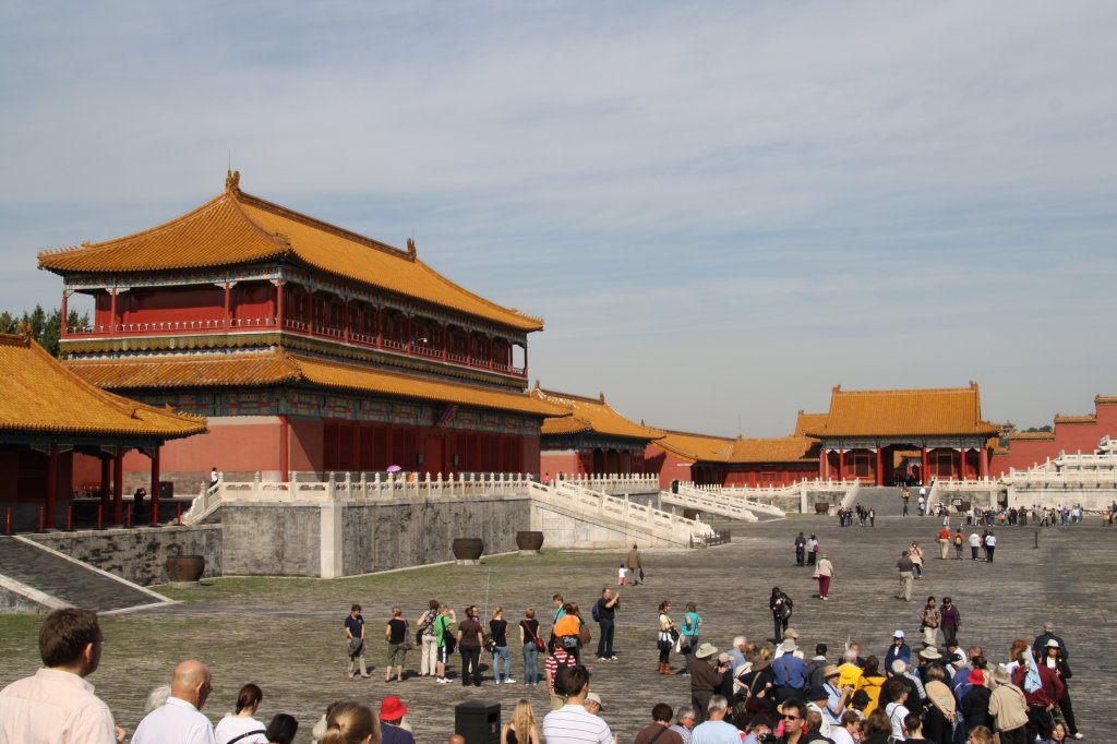 Einer der Innenhöfe des Himmelpalastes in Peking 12.10.2010