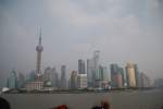 Die Skyline von Shanghai bei Tag 18.10.2010